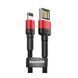 Кабель Baseus Cafule Light. SE 2.4A 1м (CALKLF-G91) Red/Black 252255 фото 7