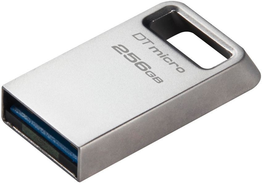 Накопичувач Kingston 256GB USB 3.2 Type-A Gen1 DT Micro R200MB/s Metal (DTMC3G2/256GB) 374463 фото