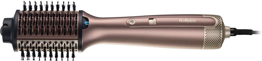Фен-щітка Babyliss Air Power Volume, 1000Вт, 2 режими, дифузор, іоніз-я, хол. обдув, кераміка, рожевий (AS95E) 366184 фото