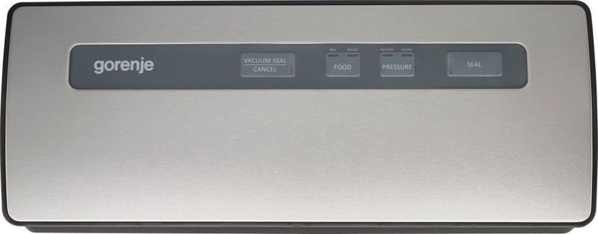 Вакууматор Gorenje для пакетів, 120Вт, 30см, електронне, +10 пакетів, метал, сірий (VS120ES) 369585 фото