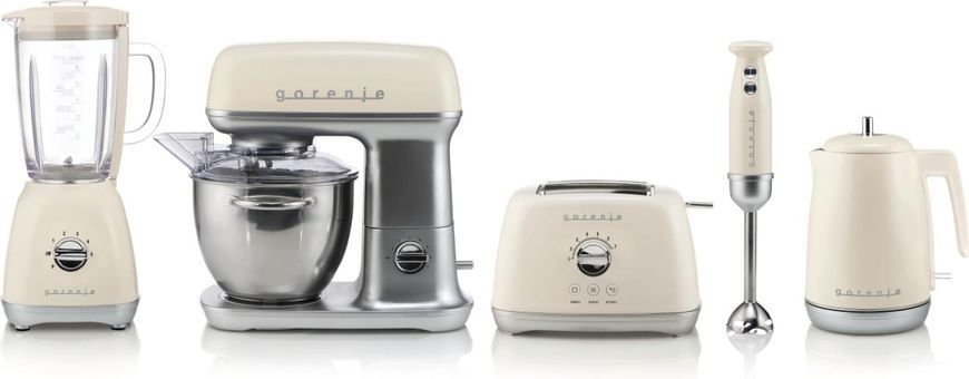 Блендер Gorenje стаціонарний 800Вт, чаша-1800мл, скло, бежевий (B800RL) 381903 фото