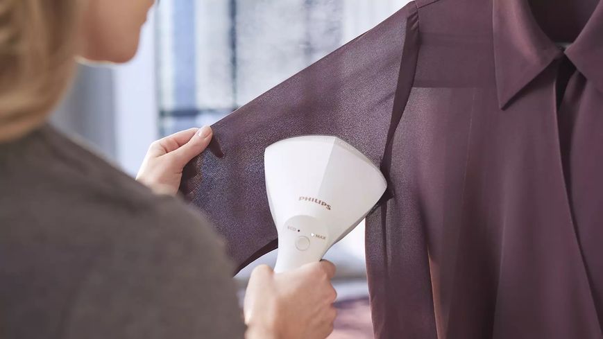 Відпарювач Philips компактний 8000 Series, 1600Вт, 230мл, постійна пара - 32гр, керам. підошва, білий (GC801/10) 374198 фото