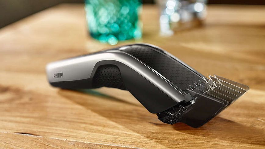 Машинка для стриження Philips Series 5000, акум., роторний мотор, насадок-2, кейс, сталь, чорно-сірий (HC5650/15) 371993 фото