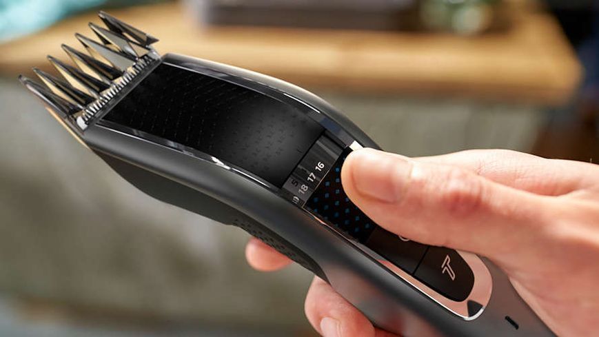 Машинка для стриження Philips Series 5000, акум., роторний мотор, насадок-2, кейс, сталь, чорно-сірий (HC5650/15) 371993 фото
