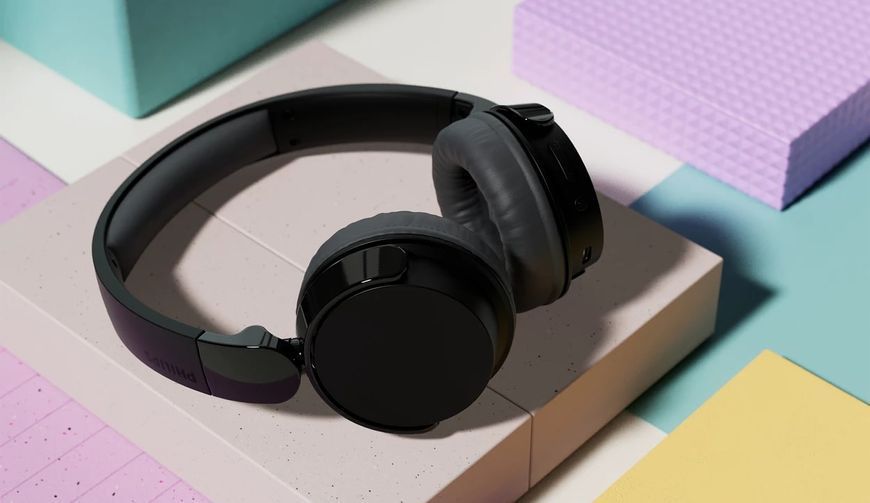 Навушники On-ear Philips TAH3209 BT 5.3, Wireless, Mic, Чорний 371304 фото