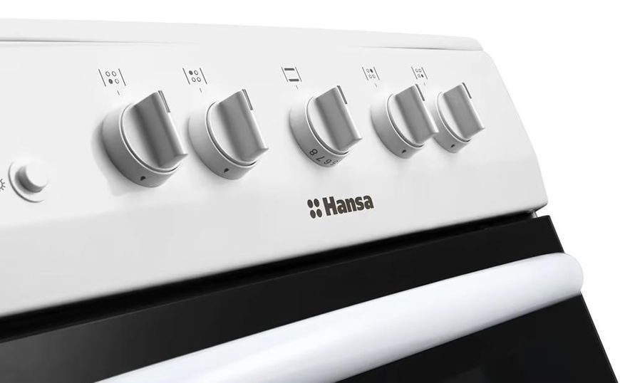 Плита Hansa газова, 56л, 50x60см, чавун, білий 394790 фото