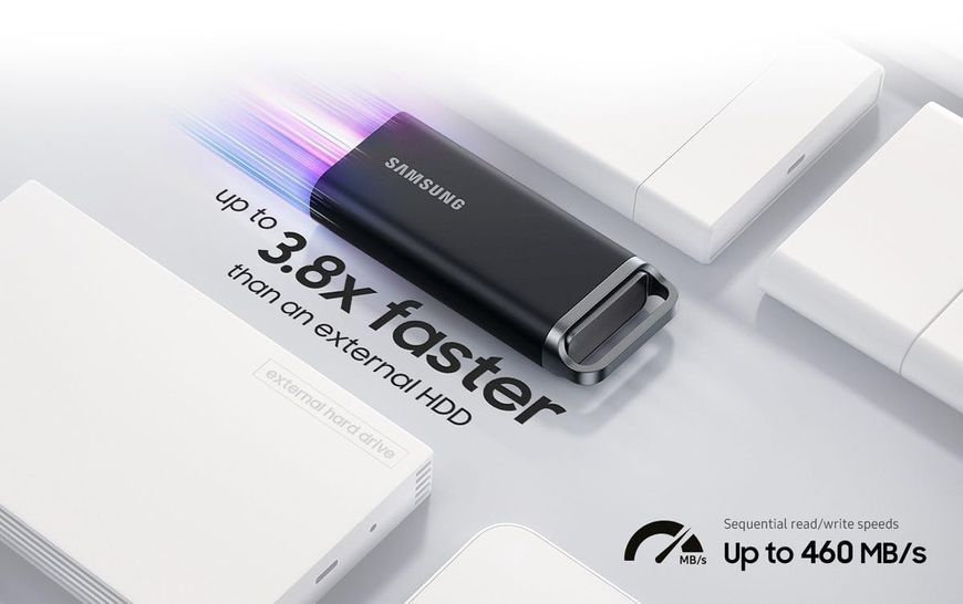 Портативний SSD Samsung 4TB USB 3.2 Gen 1 Type-C T5EVO Shield (MU-PH4T0S/EU) 371322 фото
