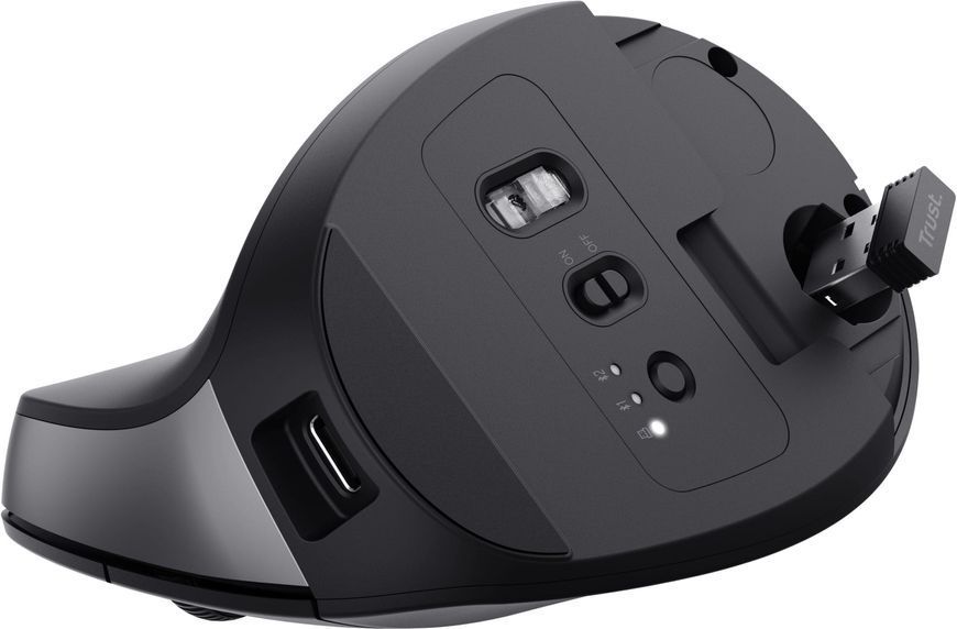 Миша Trust Bayo + Ergonomic, BT/WL/USB-A, чорний (25146_TRUST) 362742 фото