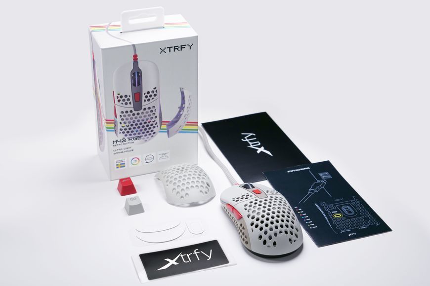 Миша Xtrfy M42, USB-A, RGB, Retro (XG-M42-RGB-RETRO) 376139 фото