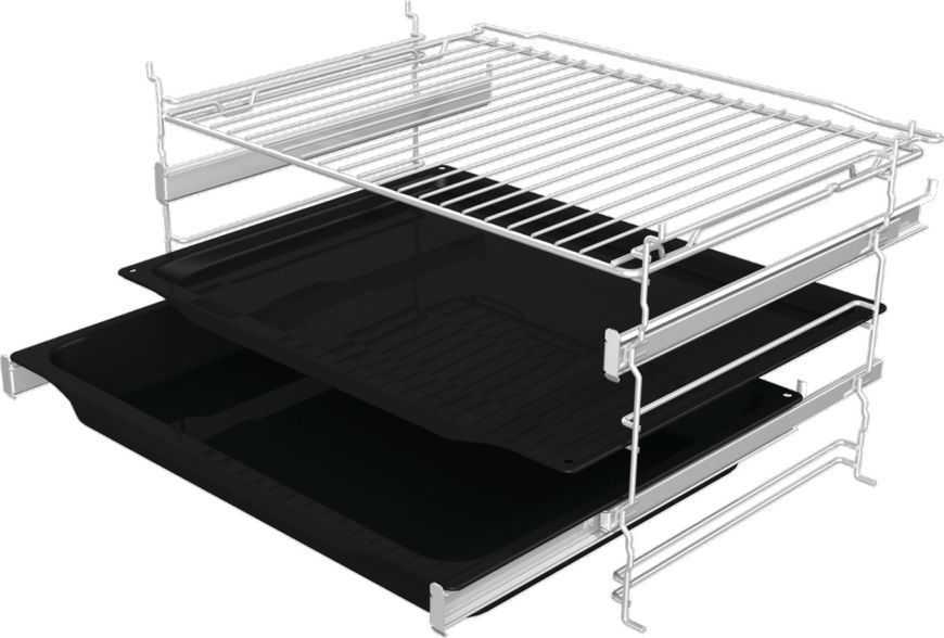 Духова шафа Gorenje електрична, 77л, A, пара, дисплей, макс.темпер.-300, білий (BOS6737SYW) 366588 фото
