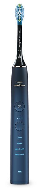 Щітка зубна електр. Philips, Sonicare DiamondClean 9000 Series, 62т. колив/хв, насадок-1, футляр, Bluetooth, чорний (HX9911/88) 371238 фото