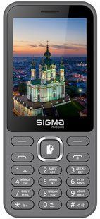 Телефон Sigma Mobile X-Style 31 Type-C Power Grey 262583 фото