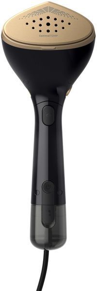 Відпарювач PHILIPS компактний, 1500Вт, 100 и 200мл, постійна пара - 28гр, керам. підошва, чорний (STH7060/80) 375249 фото