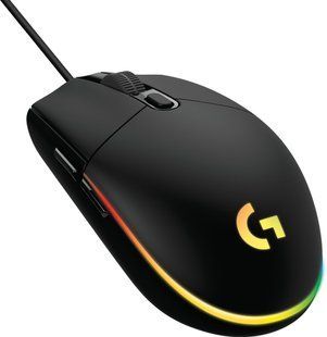 Миша LOGITECH G102 LIGHTSYNC - BLACK - EER 306449 фото