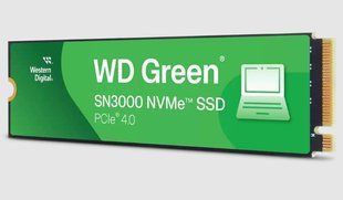 Твердотільний запам&rsquo;ятовувальний пристрій накопичувач (SSD) G4 M.2 NVME 2TB GREEN SN3000 WDS200T4G0E WDC 359118 фото