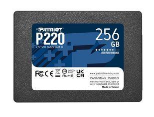 Твердотільний запам&rsquo;ятовувальний пристрій накопичувач (SSD) SATA2.5" 256GB P220 P220S256G25 PATRIOT 293569 фото