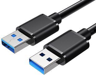 Кабель ESSAGER USB Extension Cable USB 3.0 Male to Male 5Gbps speed 2M (EXCAA-YTD01) Black 315511 фото