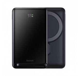 Зовнішній MagSafe Акумулятор Baseus 10000mAh 20W (PPCX000003) Black 314227 фото