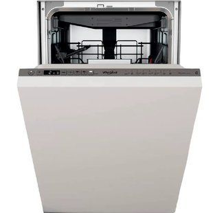 Посудомийна машина Whirlpool вбудована, 10компл., A+++, 45см, дисплей, інвертор, 3й кошик, білий (WSIO3O34PFEX) 374918 фото