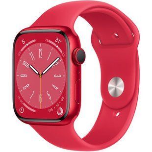 Смарт-годинник Apple Watch Series 8 GPS 45mm Product Red Aluminum Case With Product Red Sport Band MNP43 254899 фото