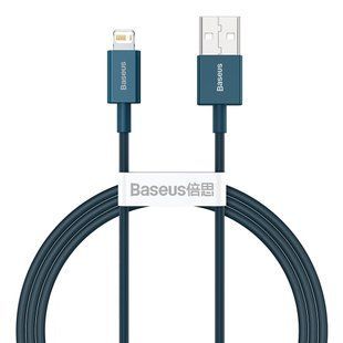 Кабель Baseus Superior Series Fast Charging Data USB кабель USB To IP 2.4A 1 М (CALYS-A03) Blue 252257 фото