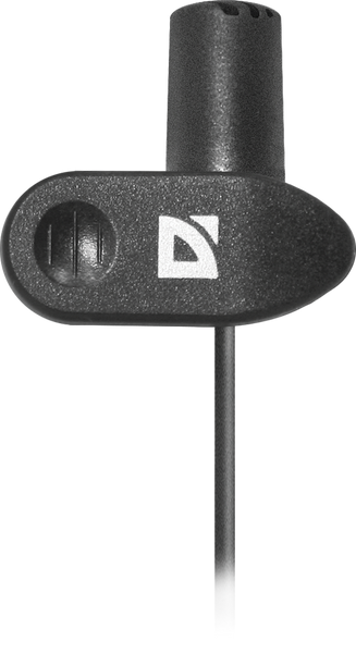 Мікрофон. IT DEFENDER MIC-109 чорний на прищепці 1.8м 306197 фото