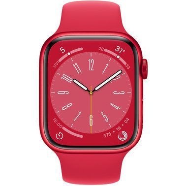 Смарт-годинник Apple Watch Series 8 GPS 45mm Product Red Aluminum Case With Product Red Sport Band MNP43 254899 фото