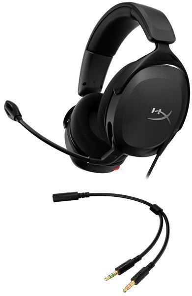 Гарнітура ігрова HyperX Cloud Stinger 2 Core, mini-jack/dual 3.5мм, 2м/0.15м, чорний (683L9AA) 364746 фото