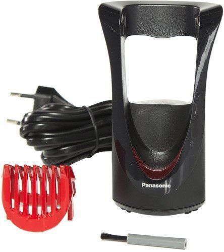 Тример Panasonic, для бороди і вусів, мережа+акум., насадок-1, червоно-чорний (ER-GB40-R520) 369322 фото