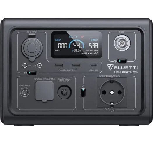 Зарядна станція Bluetti EB3A 600W/268WH EU 260606 фото