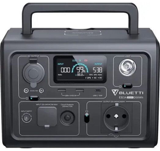 Зарядна станція Bluetti EB3A 600W/268WH EU 260606 фото