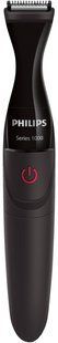 Тример Philips Multigroom series 1000, для бороди і вусів, 1хАА, насадок-4, сталь, чорний (MG1100/16) 371269 фото