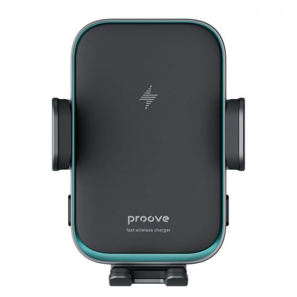 Автомобільний тримач З бездротовою зарядкою Proove Triple Clamp Pro 15W (WHTP15010004) Metal Gray 287199 фото