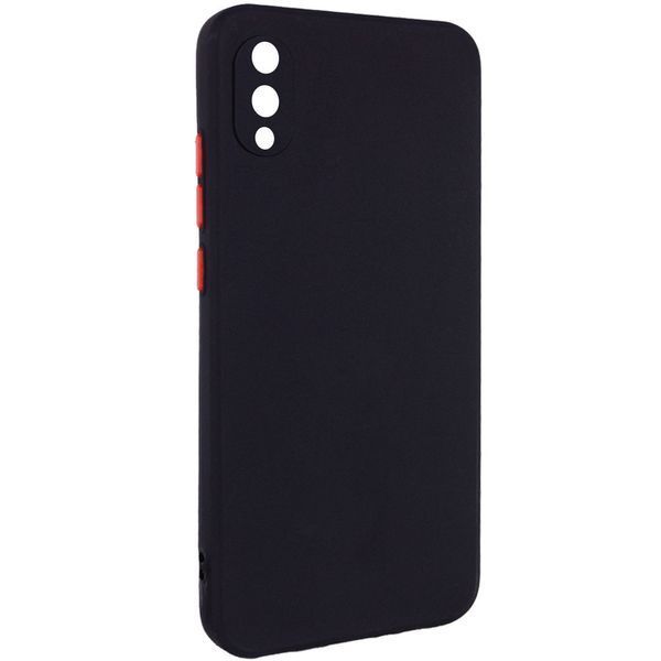 Чехол TPU Square Full Camera для Samsung Galaxy A02 Черный 211044 фото