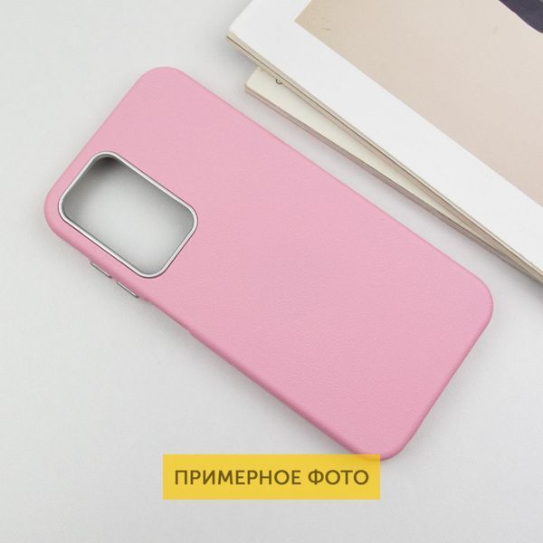 Шкіряний чохол Leather Case Metal Buttons для Samsung Galaxy S24 Ultra Light Pink 341442 фото