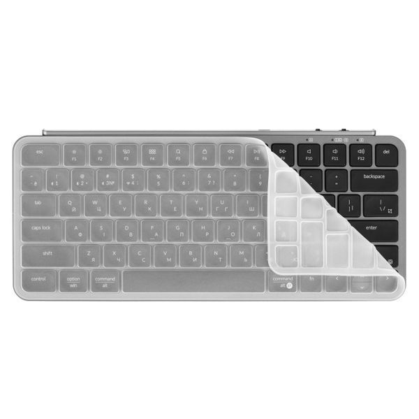 Клавіатура мембрана Keychron B1 Pro, USB/WL/BT, space gray (B1P-K1-UA) 366248 фото