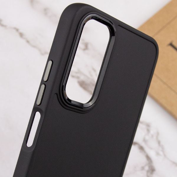 TPU чохол Bonbon Metal Style для Samsung Galaxy A14 4G/5G Чорний / Black 270312 фото