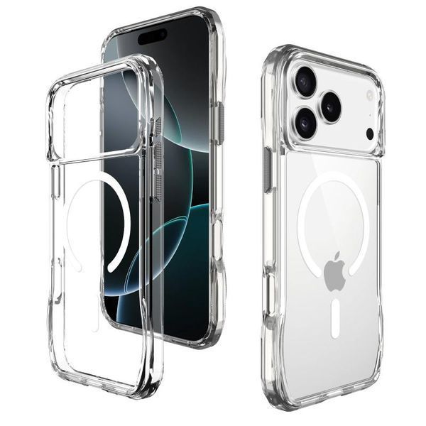 Чохол TPU Space Octagon with MagSafe для Apple iPhone 17 Pro Max (6.9") Clear 403419 фото