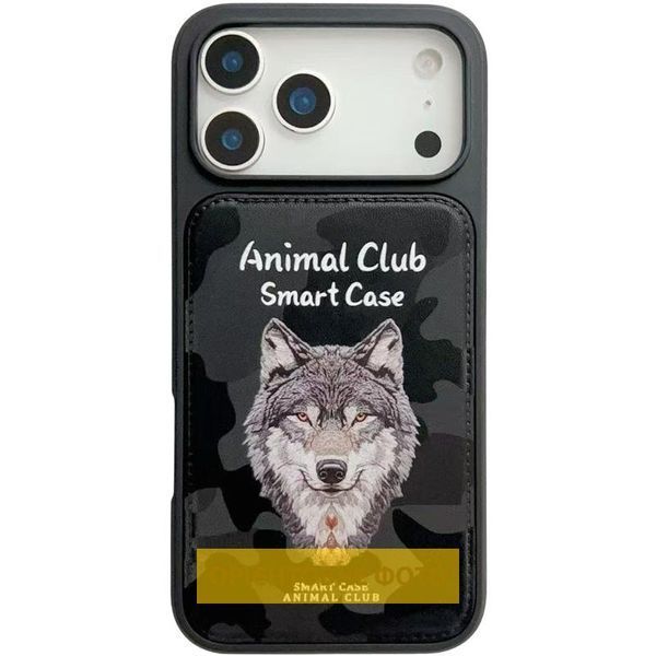 TPU+PC чохол Animal Club для Apple iPhone 17 (6.3") Black 405407 фото
