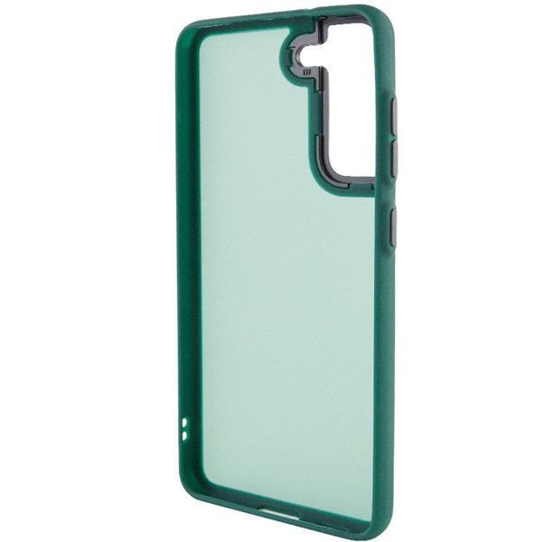 Чохол TPU+PC Lyon Frosted для Samsung Galaxy S21 FE Green 273535 фото