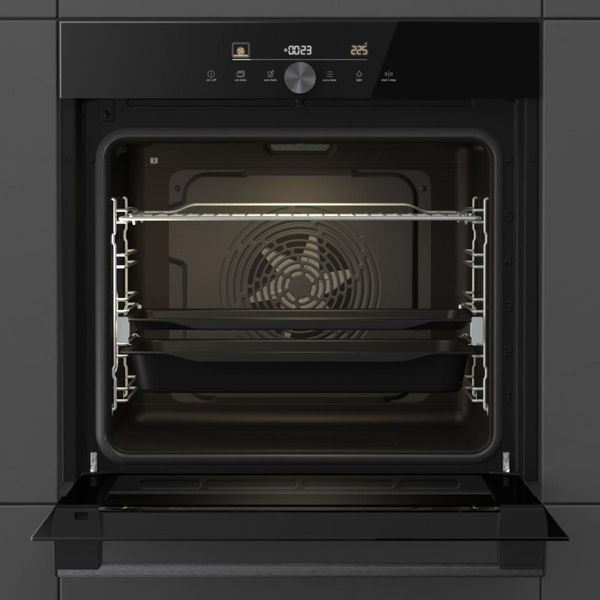 Духова шафа Gorenje електрична, 77л, A+, пара, дисплей, IconTouch, чорний (BOS6747A05DG) 366589 фото