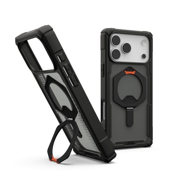Чохол UAG для iPhone 17 Pro Max, Plasma XTE MagSafe, Clear/Titanium (114528114G36) 406705 фото