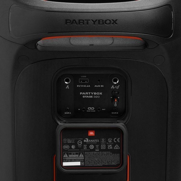 Портативна акустика JBL PartyBox Stage 320 (JBLPBSTAGE320EP) Black 289431 фото