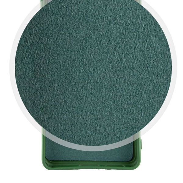Чохол TPU GETMAN Liquid Silk Full Camera для Xiaomi Redmi Note 14 5G Зелений / Dark green 357184 фото