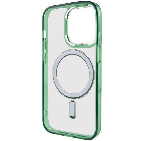 Чохол TPU Iris with MagSafe для Apple iPhone 13 Pro (6.1") Зелений 272127 фото