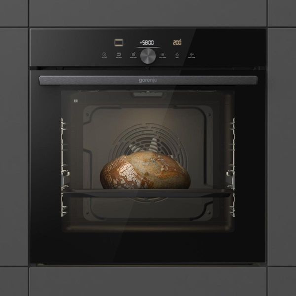 Духова шафа Gorenje електрична, 77л, A+, пара, дисплей, IconTouch, чорний (BOS6747A05DG) 366589 фото