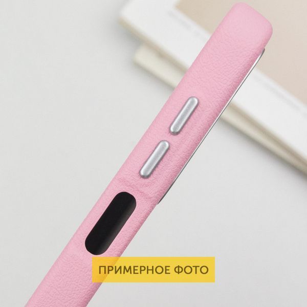 Шкіряний чохол Leather Case Metal Buttons для Samsung Galaxy S24 Ultra Light Pink 341442 фото