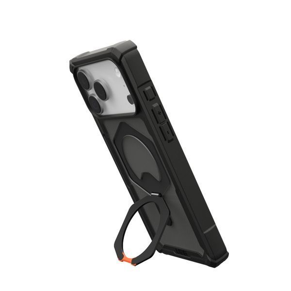 Чохол UAG для iPhone 17 Pro Max, Plasma XTE MagSafe, Clear/Titanium (114528114G36) 406705 фото