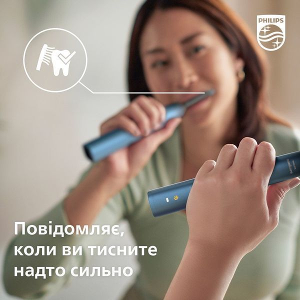 Щітка зубна електр. Philips, Sonicare DiamondClean 9000 Series, 62т. колив/хв, насадок-1, футляр, Bluetooth, чорний (HX9911/88) 371238 фото