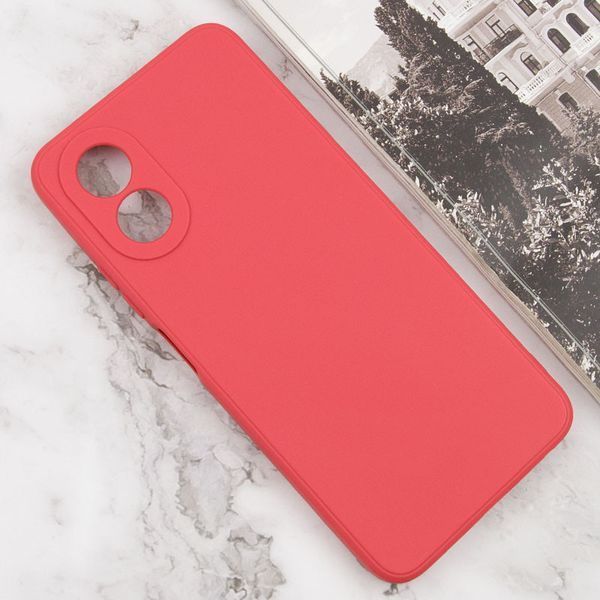 Силіконовий чохол Candy Full Camera для Oppo A38 / A18 Червоний / Camellia 286344 фото